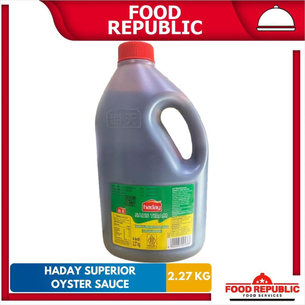 

Haday Superior Oyster Sauce 2.27 Kg Hai Tian Saus Tiram khas China