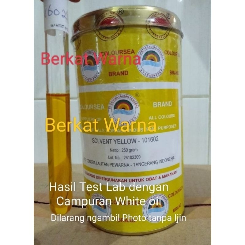

Pewarna Minyak Solvent Yellow 101602 Coloursea Powder