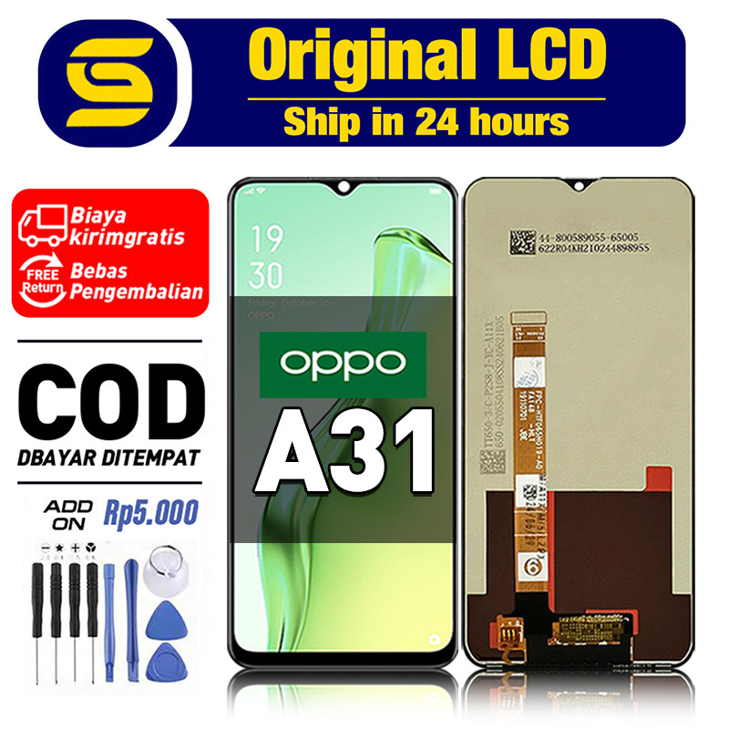 Lcd Oppo A31 2020 Original 100% Fullset Hp Touchscreen Asli New Free Shipping Cod