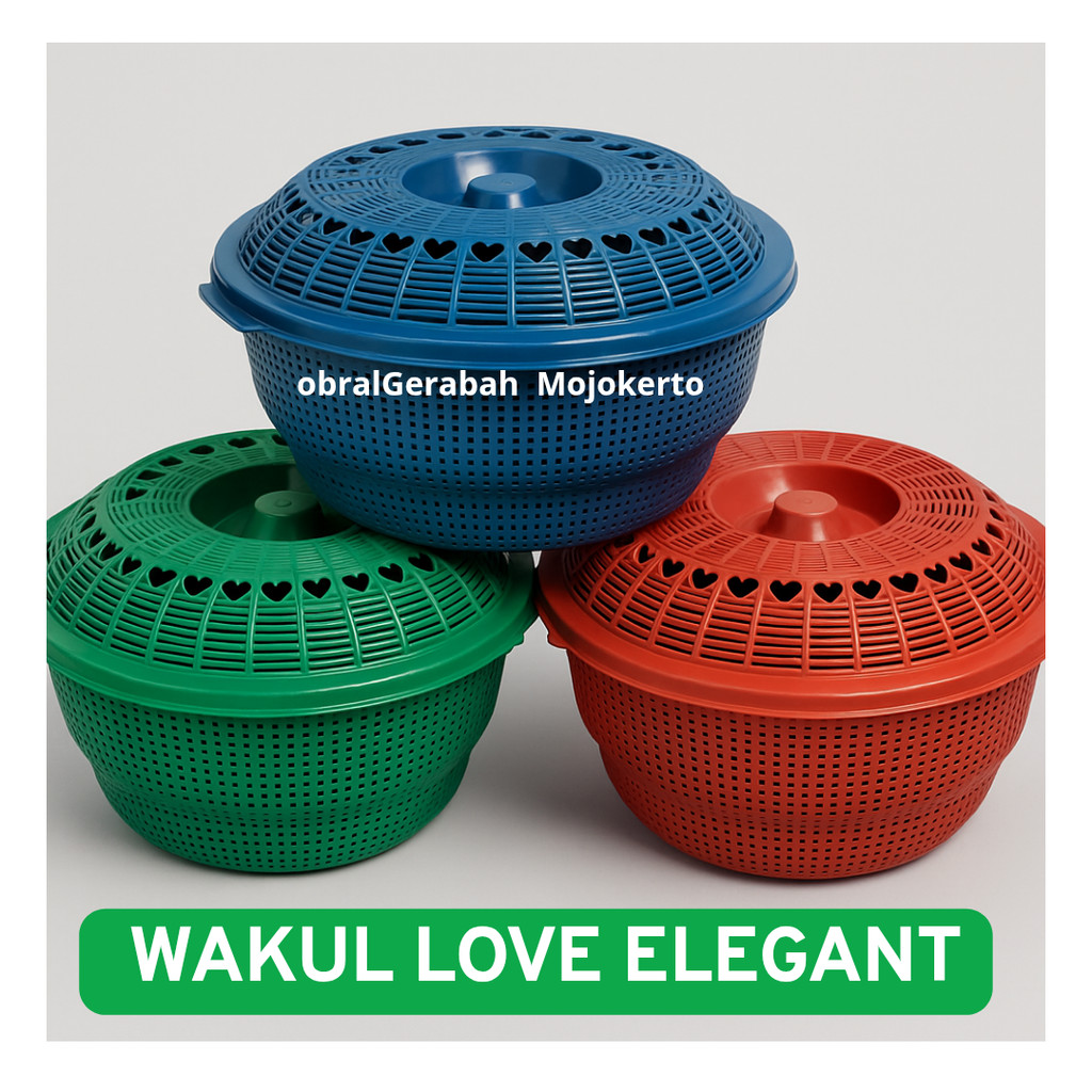 WAKUL TUTUP LOVE  / Wascom Tutup Love / Wakul Hajatan Tutup Murah / besek plastik