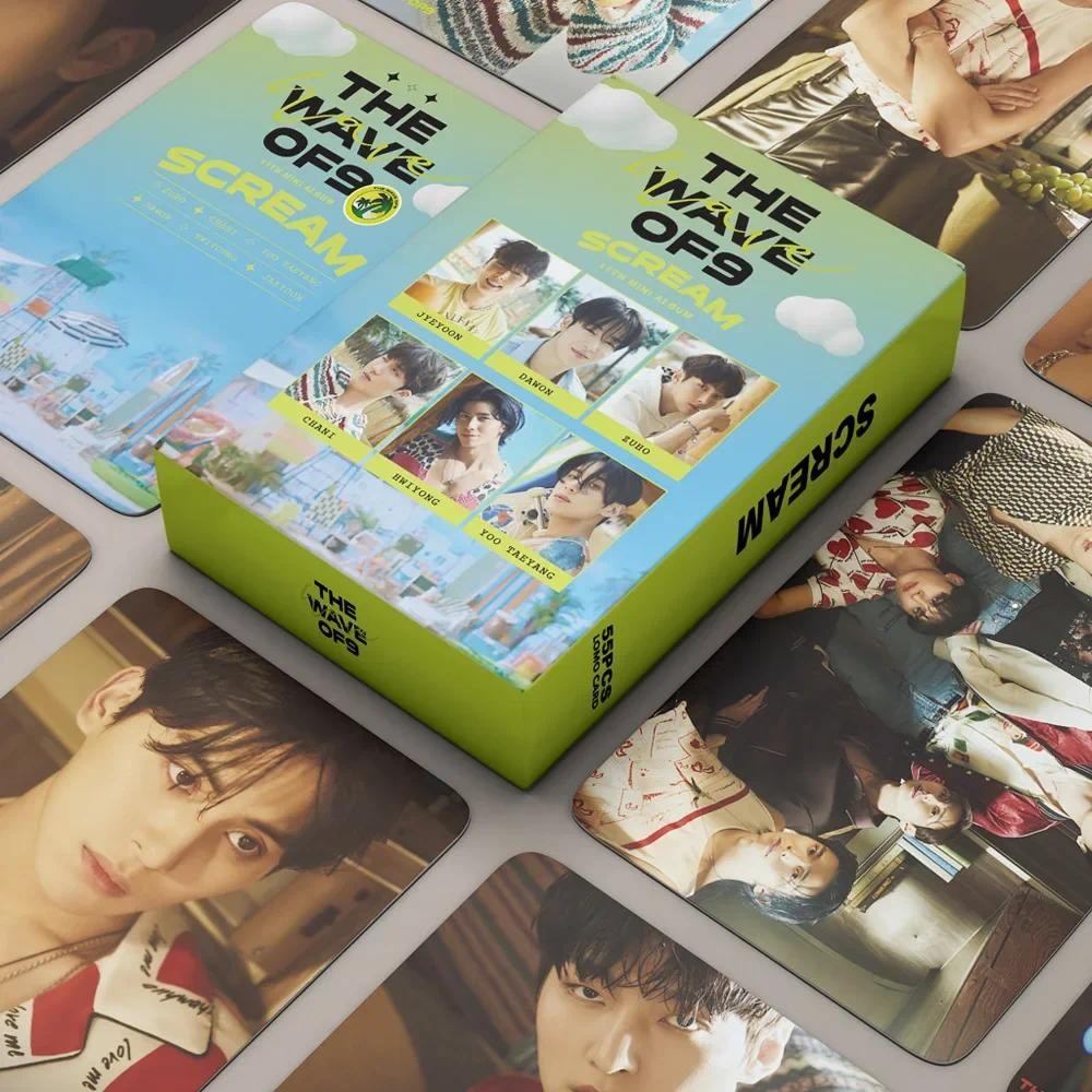 

55Pcs/Set Kpop SF9 Lomo Card New Album The Wave Of 9 Album Photo Print Cards Poster Picture Wholesale Collection Fans Gifts