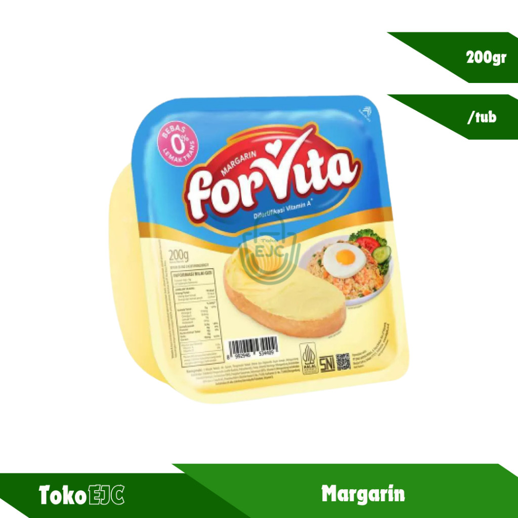 

[EJC] ForVita Margarin Kue 200gr/ Tub