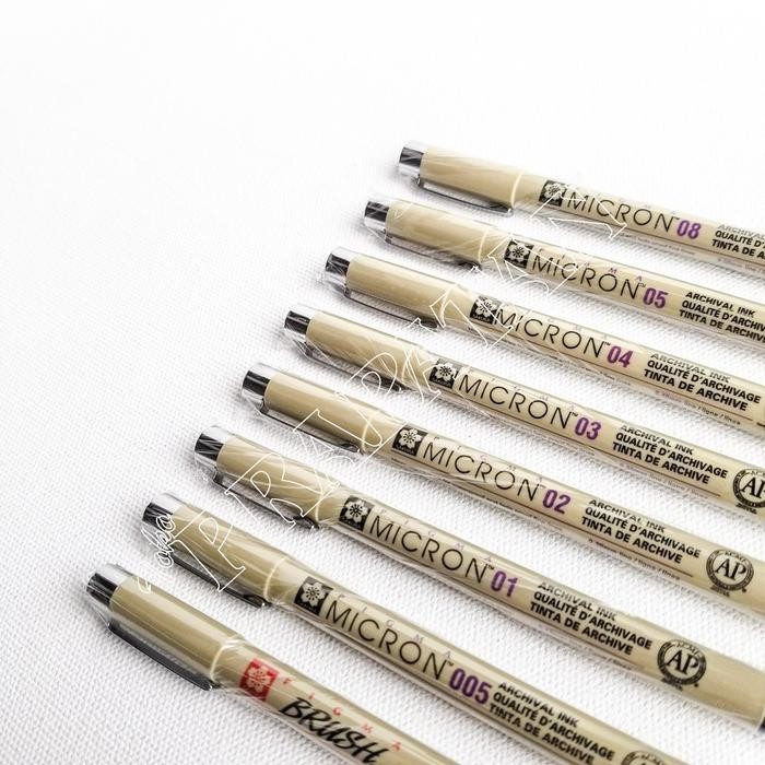 

Promo Sakura Pigma Micron Drawing Pen Back - Brush