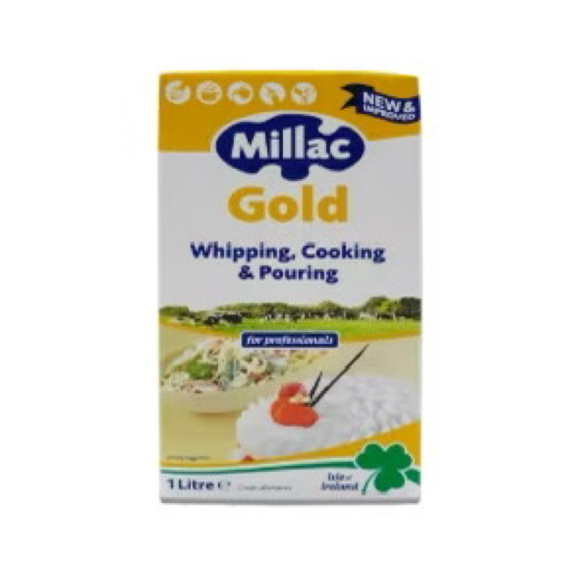 

Milac Gold Whipping Cream 1Liter / Millac Gold Whip Whipping Cream 1Liter