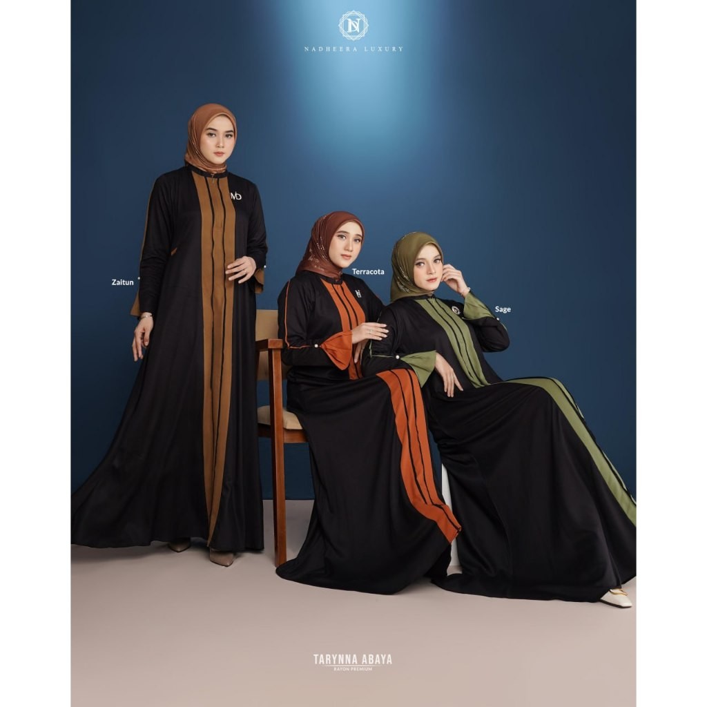 NADHEERA TARYNNA ABAYA GAMIS DEWASA