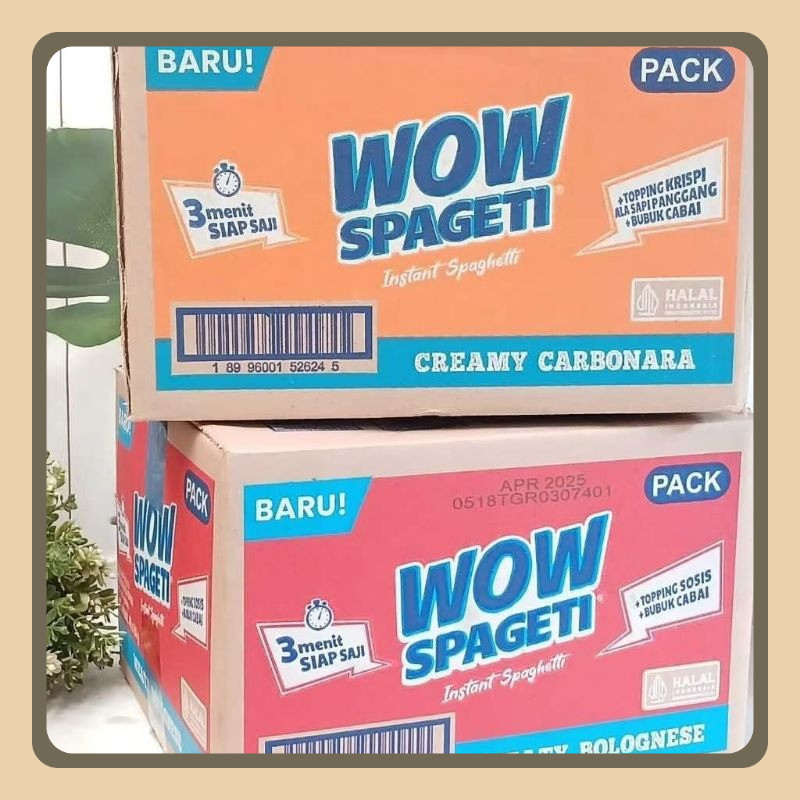 

Wow spageti 1 dus isi 40pcs exp 2026