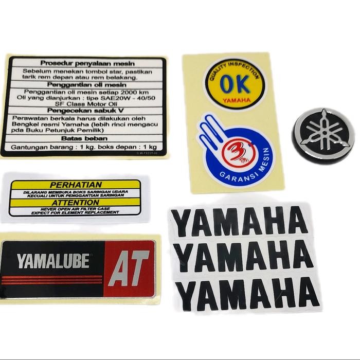 

TERLARIS! Stiker Perhatian Detail Motor Yamaha Mio Sporty Full Set - Putih, Hitam, Silver, dan Merah - Paper, Stationery - Putih