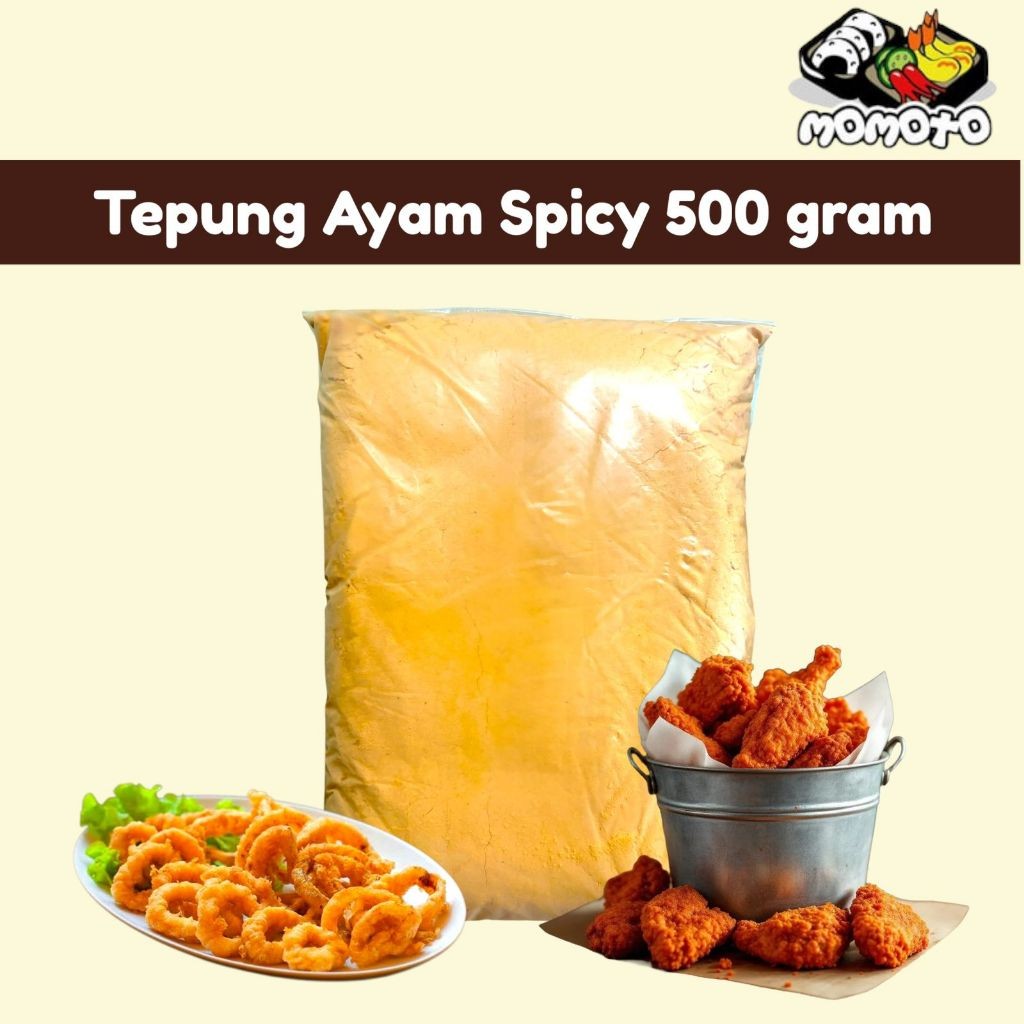 

Tepung Ayam Spicy Pedes 500 gram Bumbu Serbaguna Pedas Halal Hot Spicy Chicken Ayam Goreng Tempura