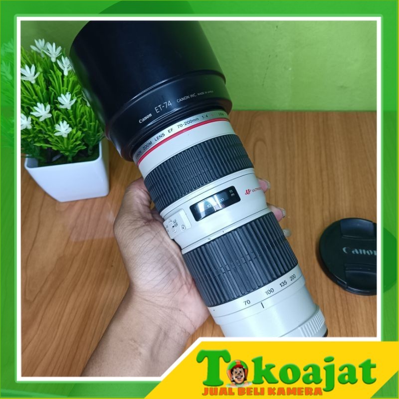 LENSA TELLE CANON 70-200mm F4 L USM / TELE CANON 70-200mm MURAH