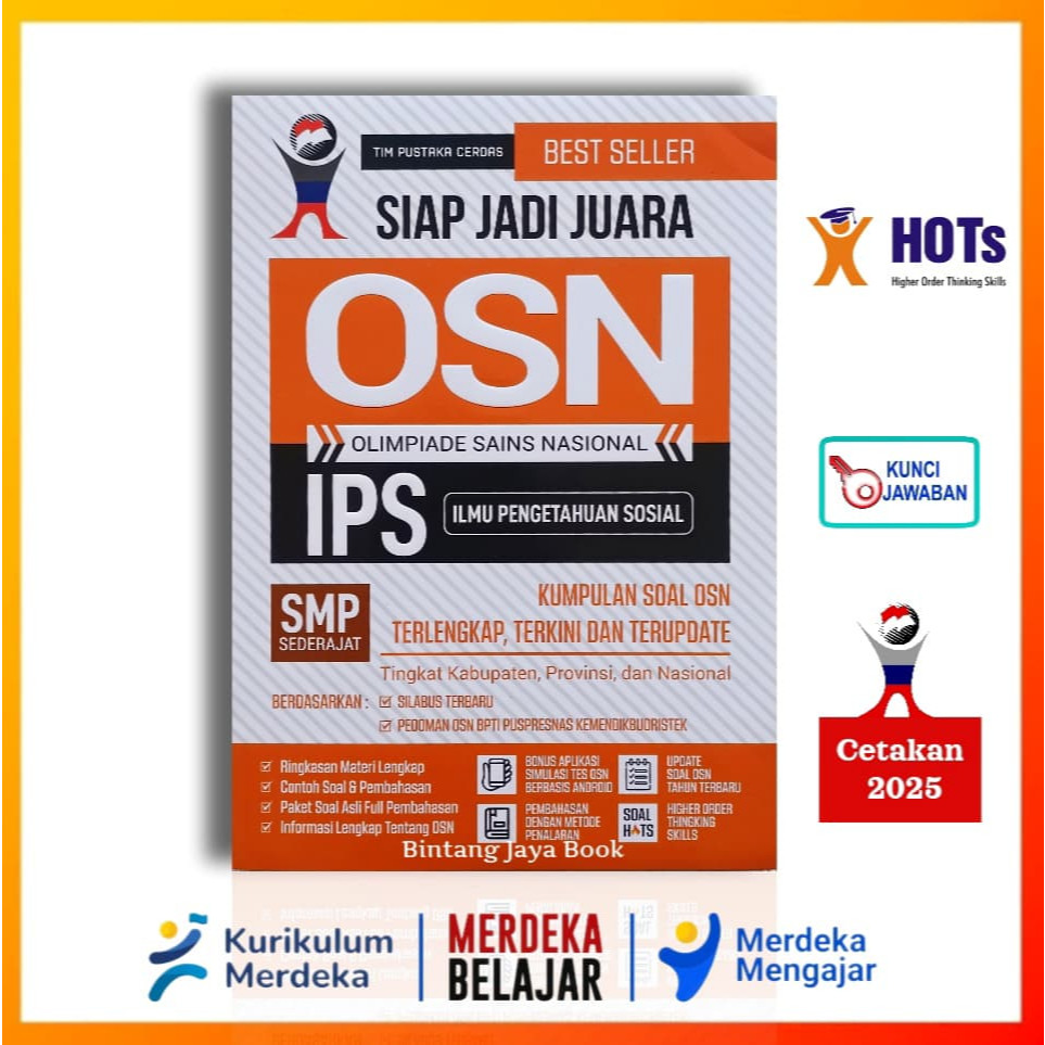 

Cetakan Terbaru Siap Jadi Juara OSN IPS SMP Sederajat - Buku Olimpiade Sains Nasional IPS SMP