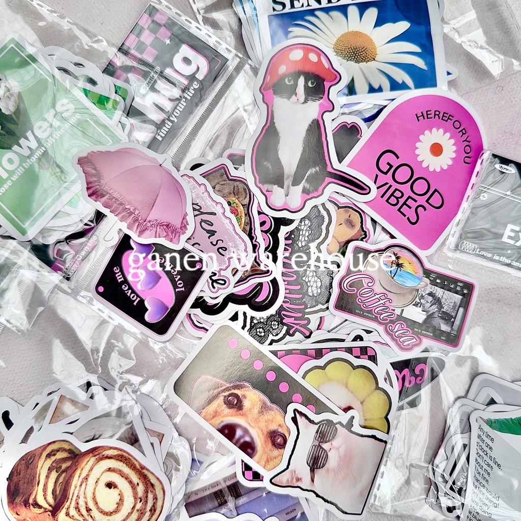 

[GW] 50pcs Sticker Retro DIY Colorful Deco Stiker Journal