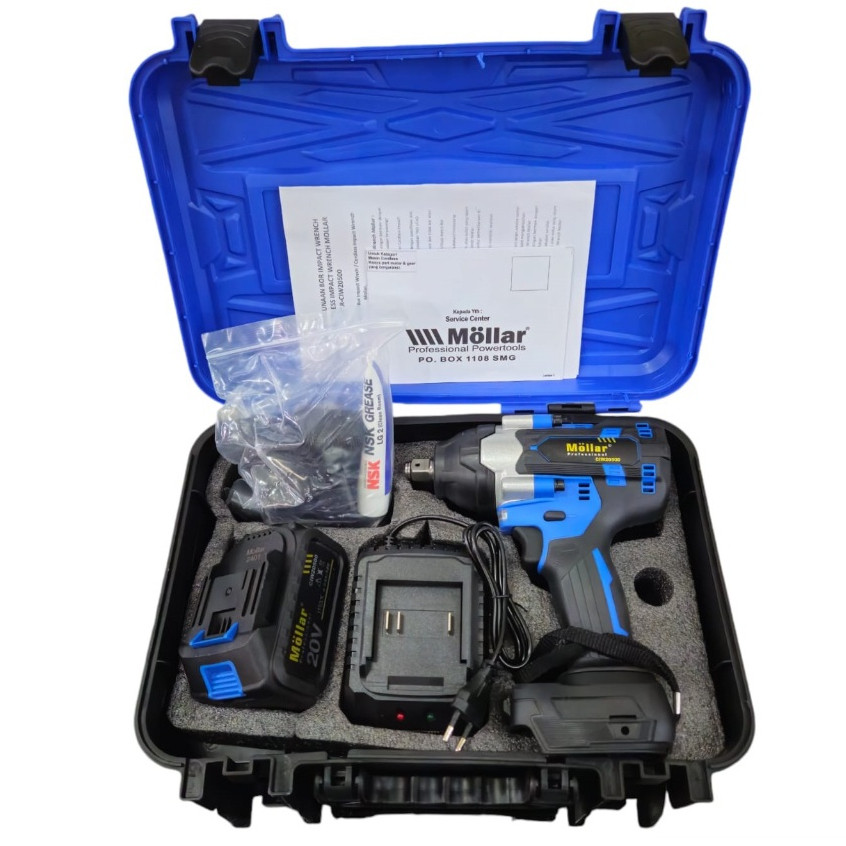 MOLLAR CIW20500 Cordless Impact Wrench Brushless 500 Nm / CIW 20500