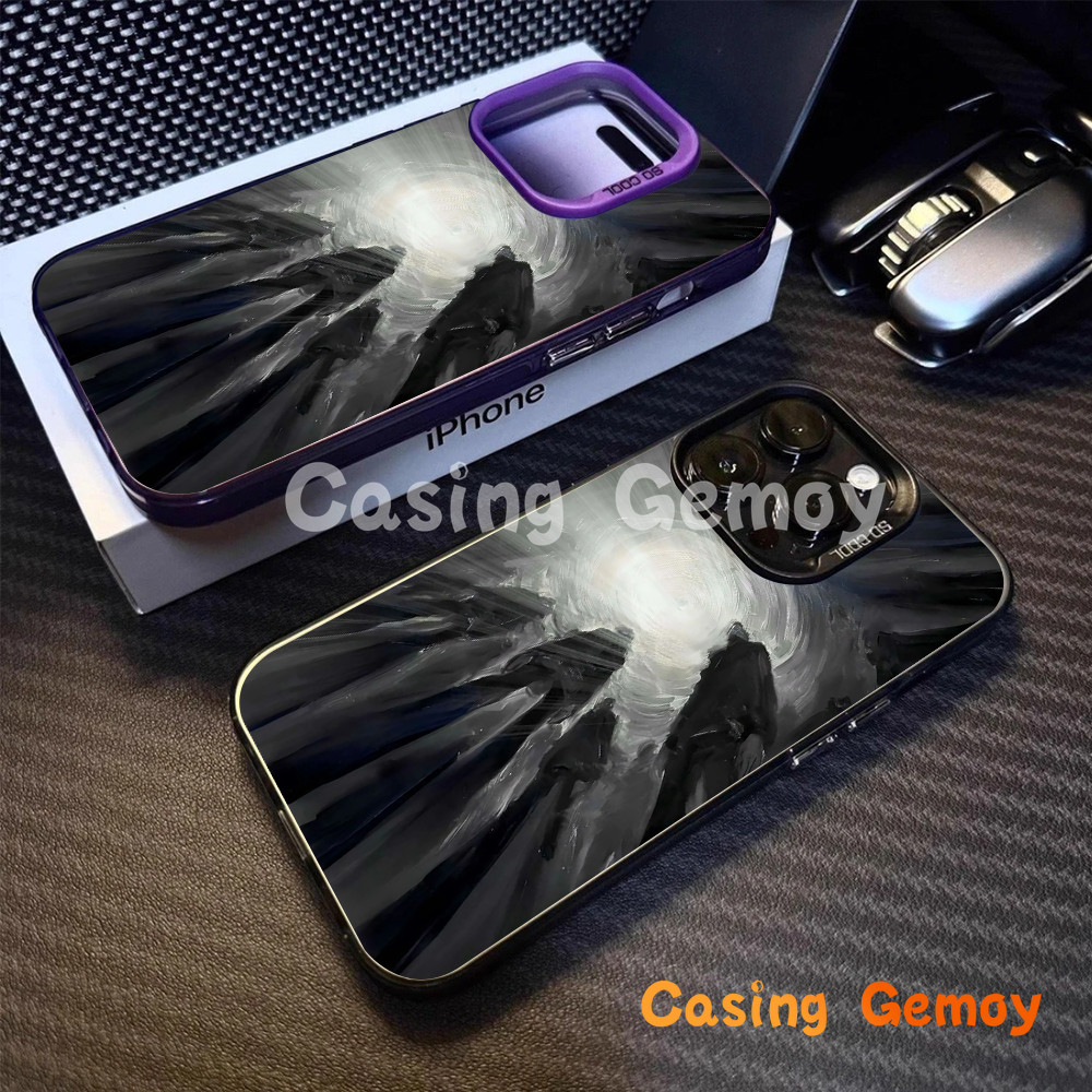 Karakter Ruang Rusak Hitam Putih Compatible For VIVO Casing Ponsel, V29 V27 V25E V21E V25 Y11 Y20i Y