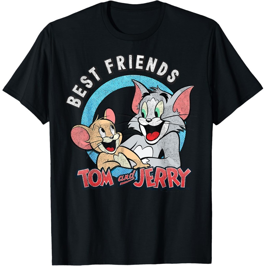 Baju Kaos  Tom And Jerry Best Friends Portrait T-Shirt