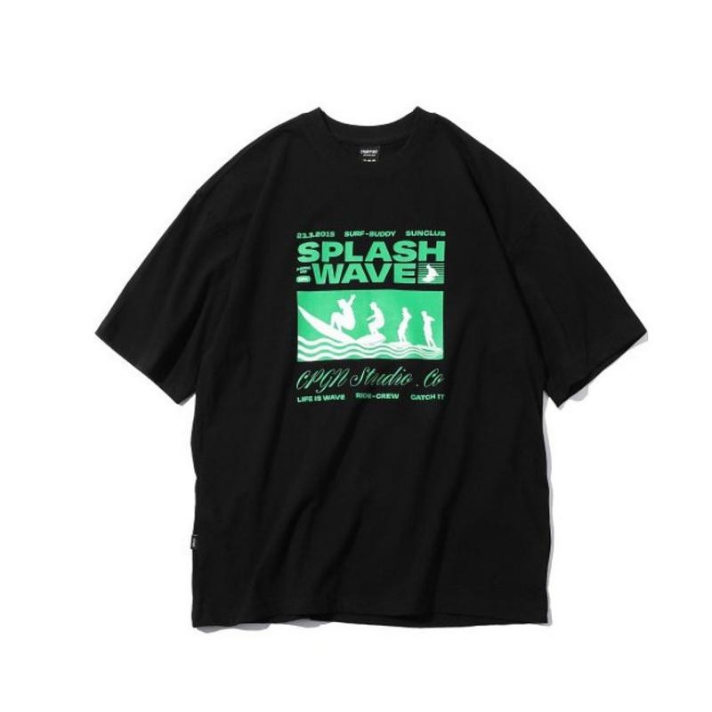 Cpgn STUDIO Kaos Publik C23SB25 Pola Cetak Vintage Lengan Pendek Pakaian Pria Atasan Lingerie Pria S