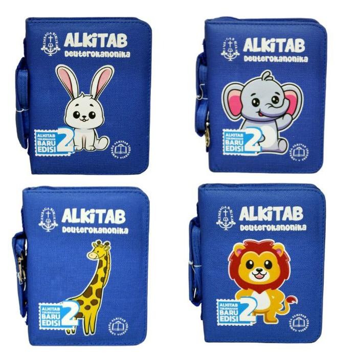 SALE Alkitab Anak Katolik Deuterokanonika Zoo Kitab Suci Katolik Anak Rohani - Biru