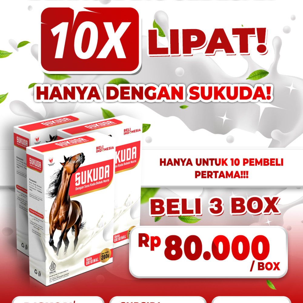 

Sukuda Susu Kuda Murni Kolostrum