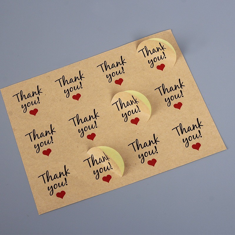

1 LBR Stiker Thank You ukuran 3,5 Cm ISI 12 Pcs / Sticker Thank You / Stiker Kraft Label Thank You 3,5 cm Sticker Craft Segel Tag Amplop Ucapan (12 pcs) / Stiker TQ / Label Thank You SH Q08