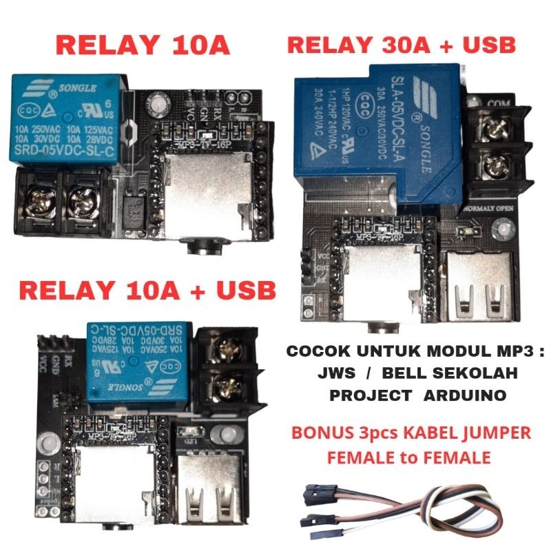 MODUL AUTO TARTIL JAM SHOLAT DIGITAL - MODUL MP3 JWS - MODUL MP3 BELL SEKOLAHCO