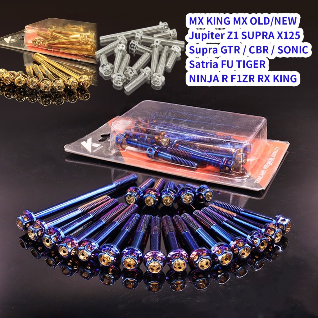 BROKSHOP kingdrag & MUTAKIN blok baut probolt satria fu ninja r FIZR TIGER rx king MX KING VIXION JU