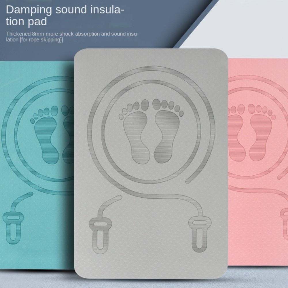 Jumping Rope Accessories Anti-noise Jump Rope Mat Non Slip TPE Yoga Fitness Mats Thickening Sweat Pr