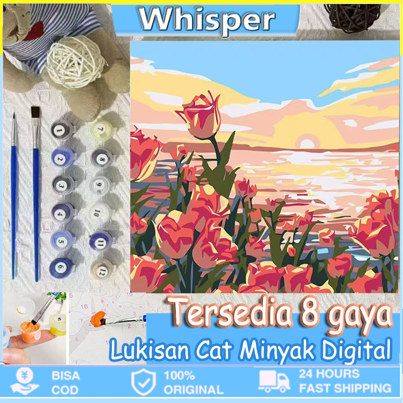 

Seri Alam Kit Lukisan DIY Kit Lukisan Kanvas Estetika Digital Kanvas Lukis Lukisan Digital 20x20