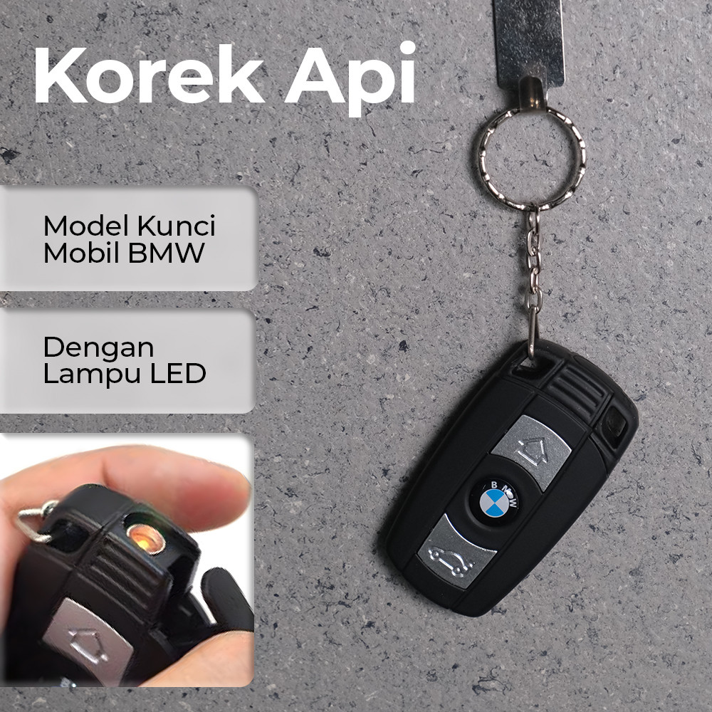 Korek Api Unik Firetric BMW Desain Kunci Mobil - Korek Api Eksklusif Firetric - Firetric Korek Api L