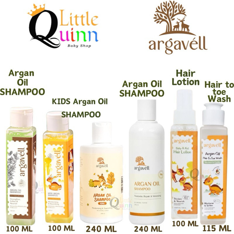 ARGAVELL Argan Oil Shampoo & Argan Kids Shampoo