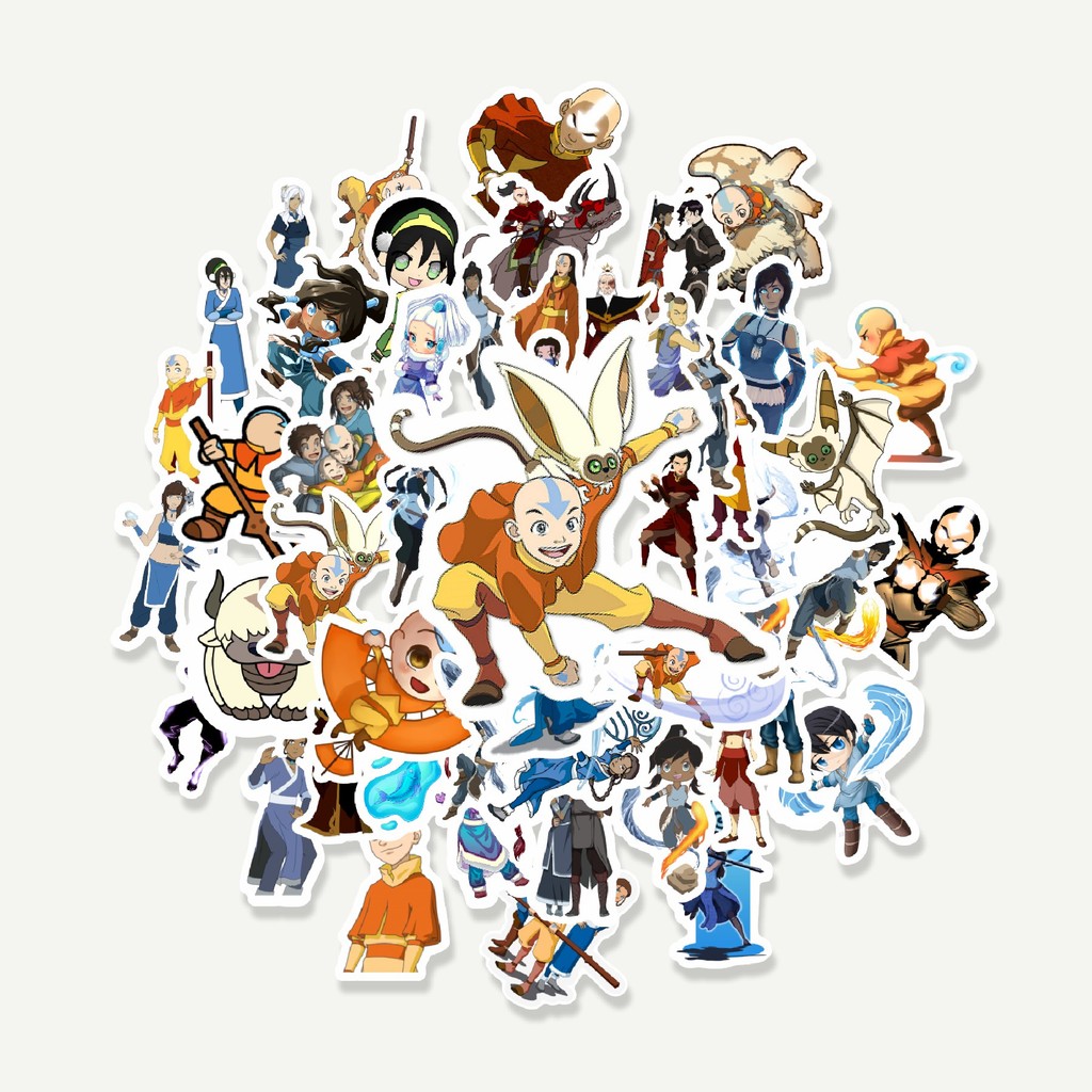 

Sticker Pack Sticker Kartun Avatar: The Last Airbender Sticker | Sticker TUMBLR | Stiker LAPTOP KOPER HELM