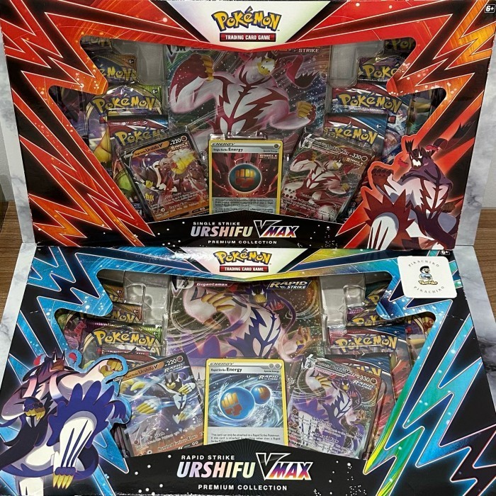 Kartu Pokemon TCG English Inggris Rapid Single Strike Urshifu V Max VMax Premium Collection Box - Si