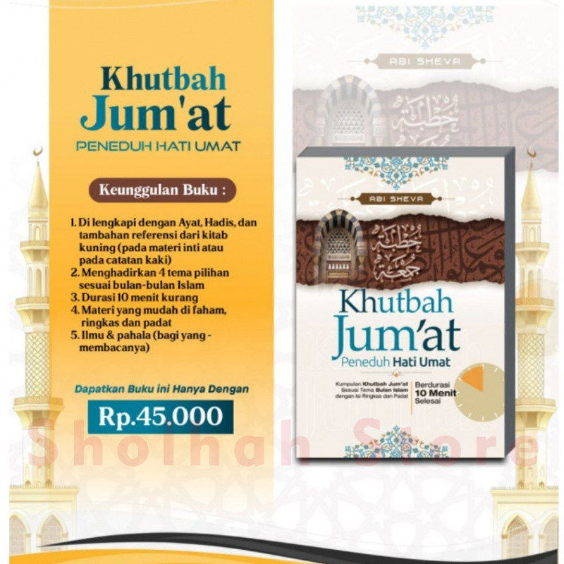 ORI Khutbah Jum'at Peneduh Hati Umat Kumpulan Khotbah Sesuai Tema Bulan Islam Dengan Isi Ringkas Pad