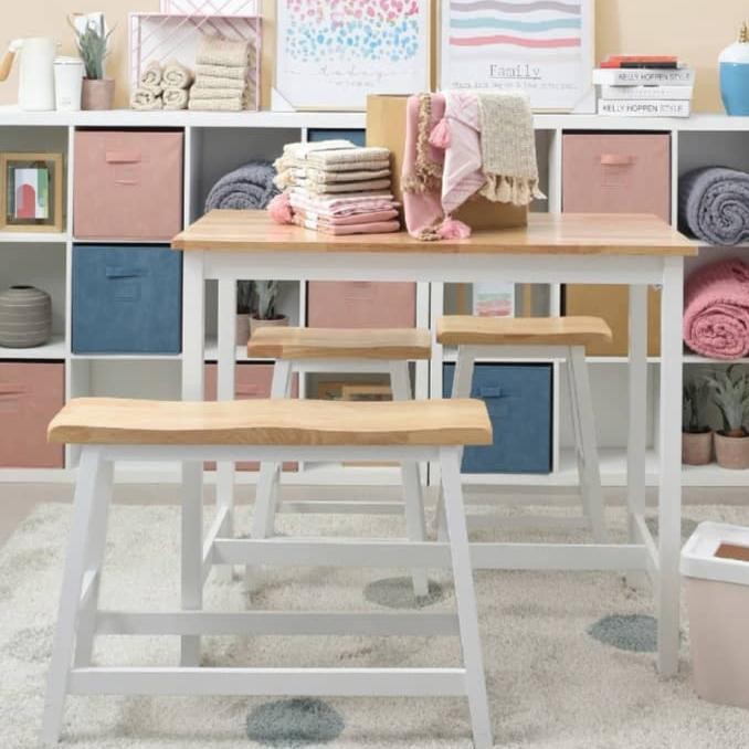 Set Meja Kursi Serbaguna INFORMA Meja Makan Meja Kafe Minimalis