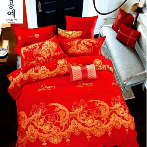 Pre-Order Paket Sprei Ukuran 180 X 200 Bahan Dasar CVC / Katun Nikita / Kahatex