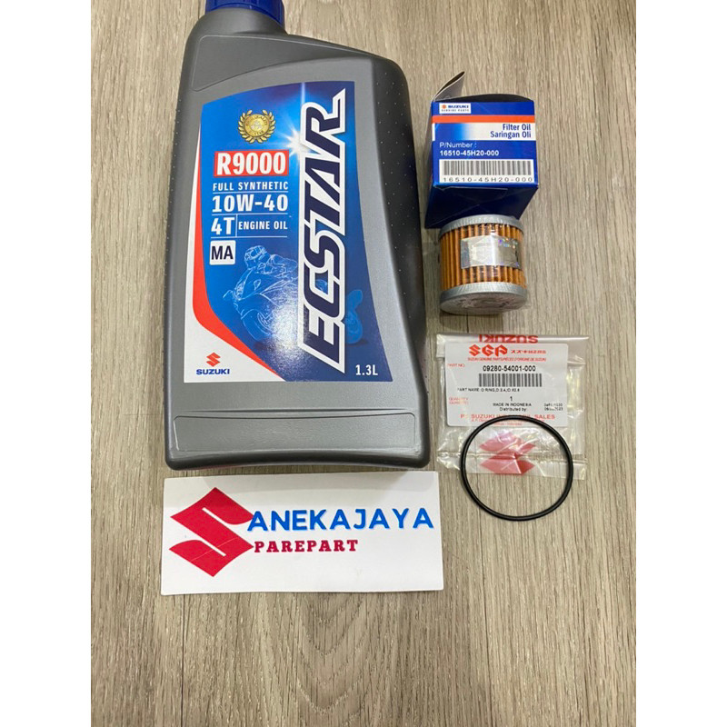 Oli Suzuki Ecstar R9000 1.3L 1300ML Suzuki Gsx Satria Fu 150 Satria Fu Fi Bandit Full Synthetic Asli