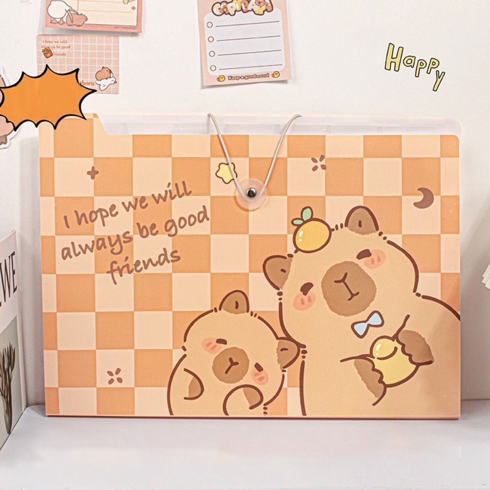 

A4 8/12 Pockets File Folder Test Paper Storage Folder Waterproof File Organizer Classified Large Capacity Portfolio Organizer