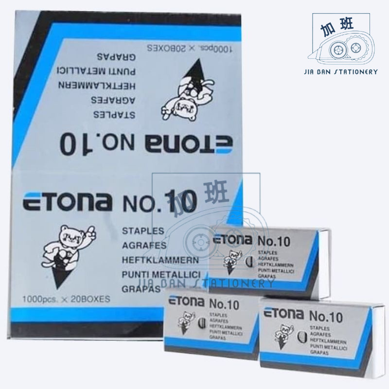 

Isi Staples Etona No.10 Anak Hekter Kecil | JiaBan