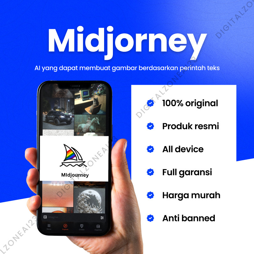 MIDJOURNEY AI 30 HARI PREMIUM