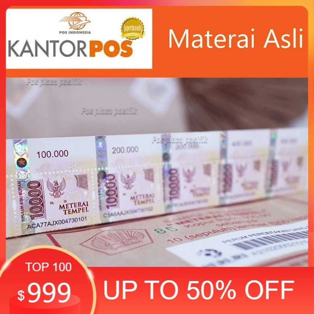 

Materai Perangko Kantor Pos 10.000 5 pcs