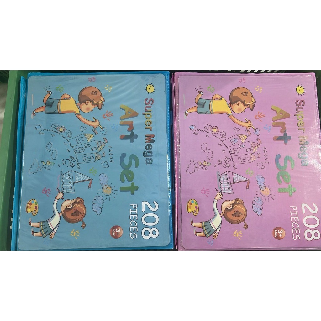 

NEW CRAYON ART 208 SET PREMIUM
