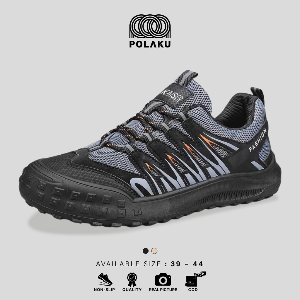 [SALE 90%] PLK Sepatu Kerja Pria Sepatu Casual Sport Shoes Cowok LV0665 DJL1