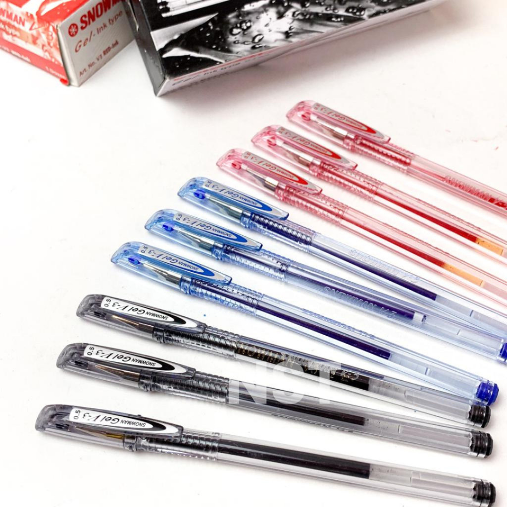 

Ballpoint Satuan Snowman V - 3 / V3 Satuan Pulpen Bolpen Bolpoint