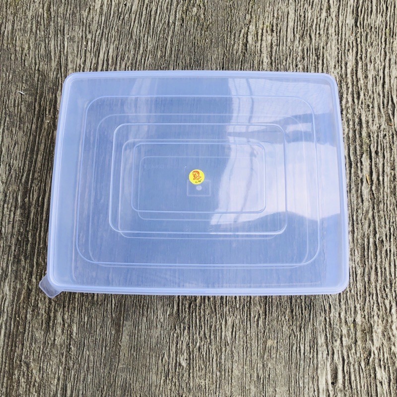 Kotak donat/ durian/ bika ambon plastik bening no 2 GM