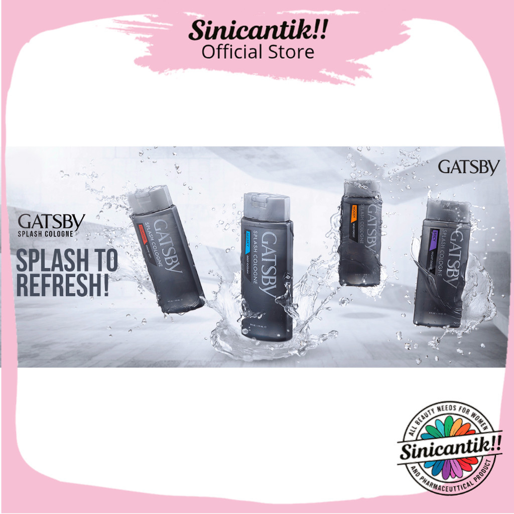[SiniCantik] GATSBY FRAGRANCE Parfum Series | Urban Cologne | Splash Cologne | White Up | Ultra Prim