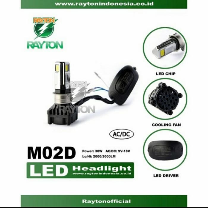 Lampu LED Motor RTD 6 Sisi Dan 3 Sisi Original RTD RAYTON - RTD 3 SISI