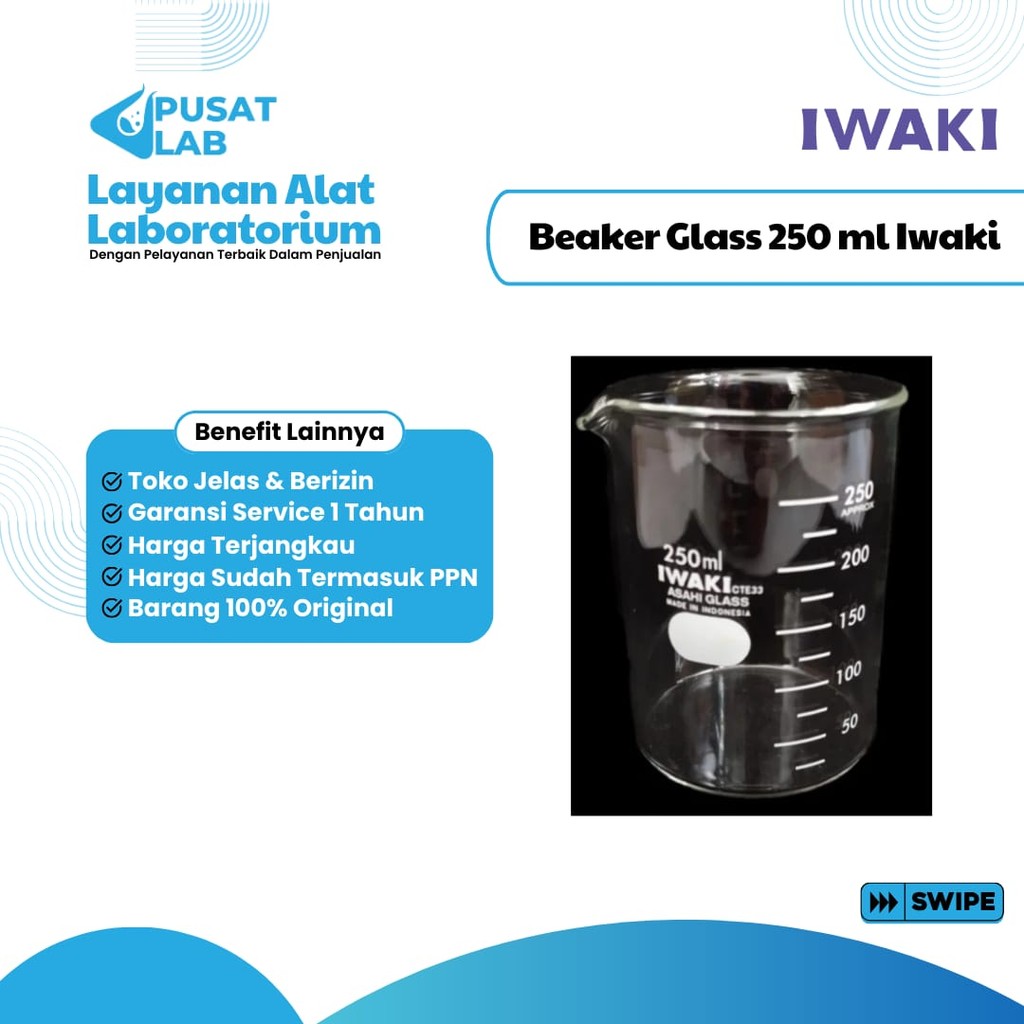 Beaker Glass 250 ml Iwaki
