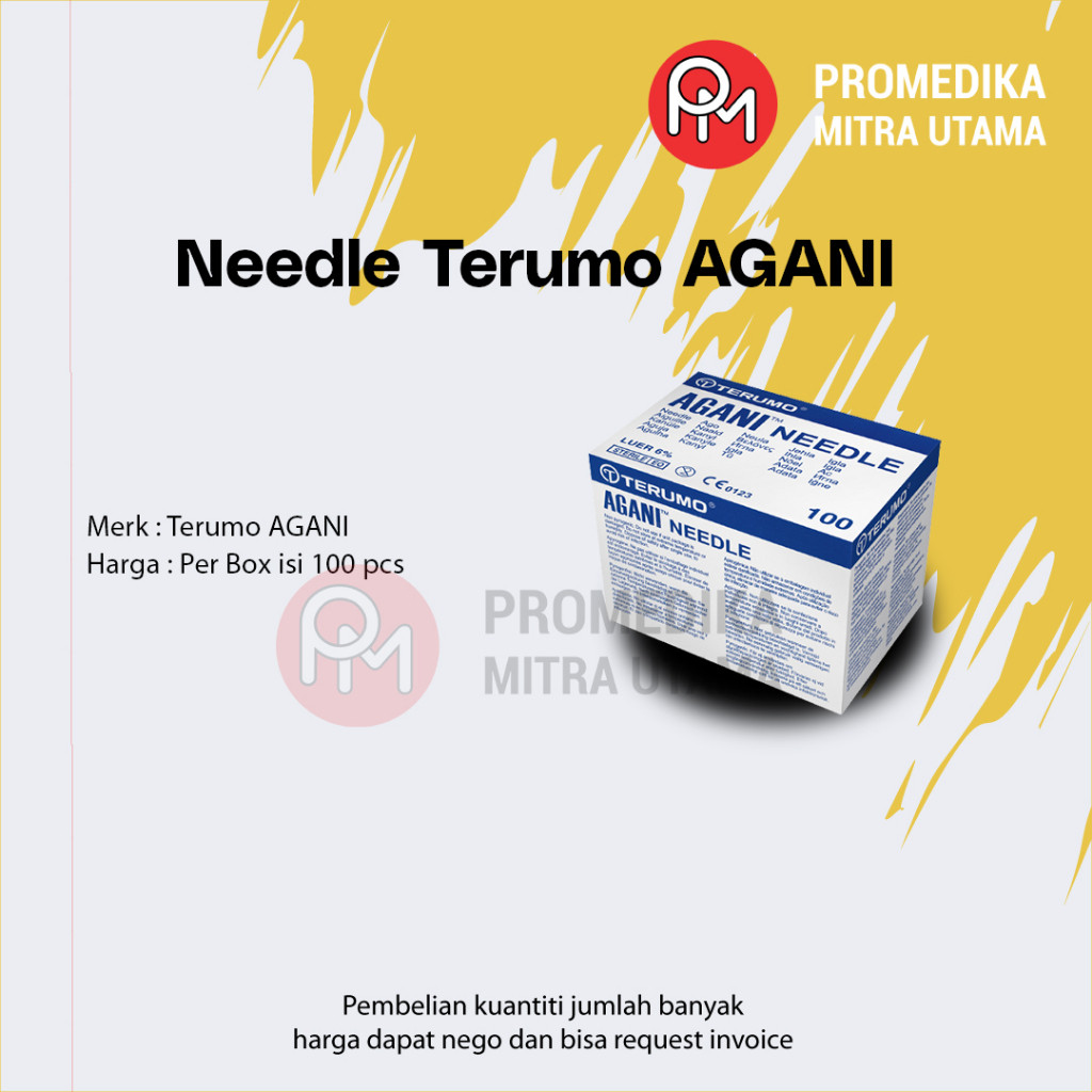 Needle Terumo AGANI BOX / Terumo Needle / Jarum Suntik / Needle AGANI