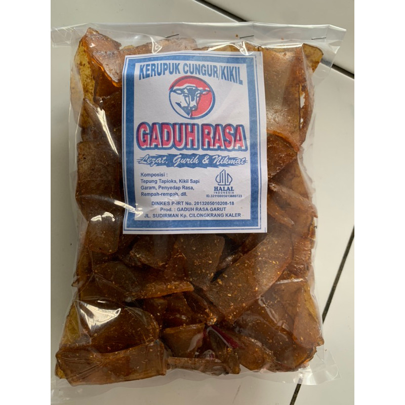 

Kerupuk Cungur / Kikil Mentah Asli Garut 500GR