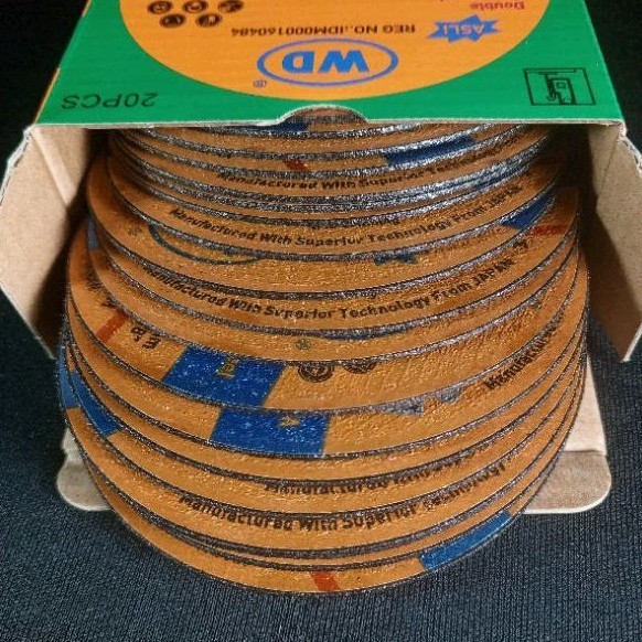 Mata Gerinda WD Potong 4 Inci 1 Kotak 20 PCS