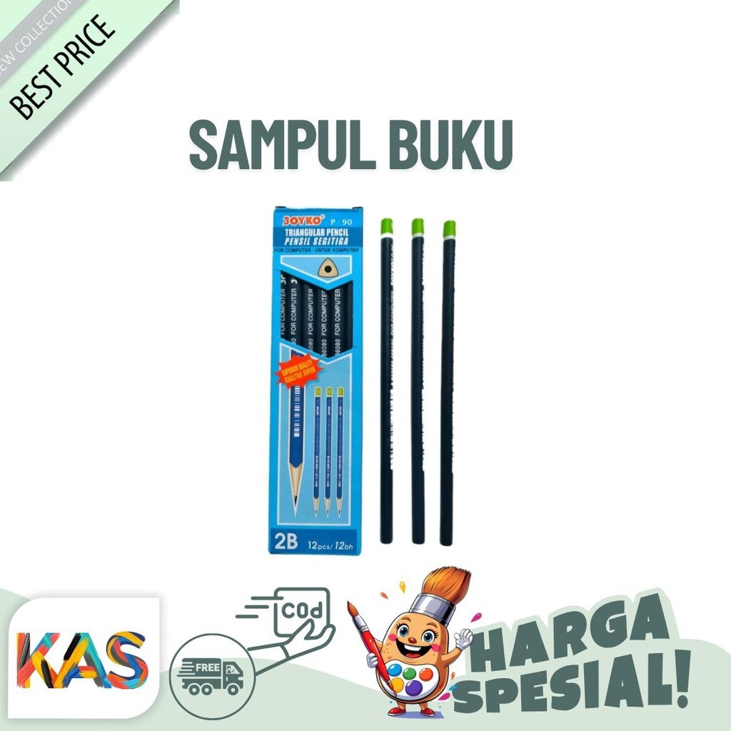 

2B JOYKO P-90 Pensil Tringular For Computer