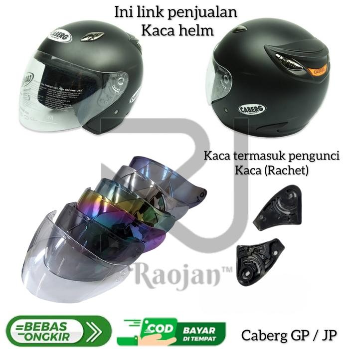Kaca helm Caberg GP Visor helm Caberg JP Rachet Baut helm GP